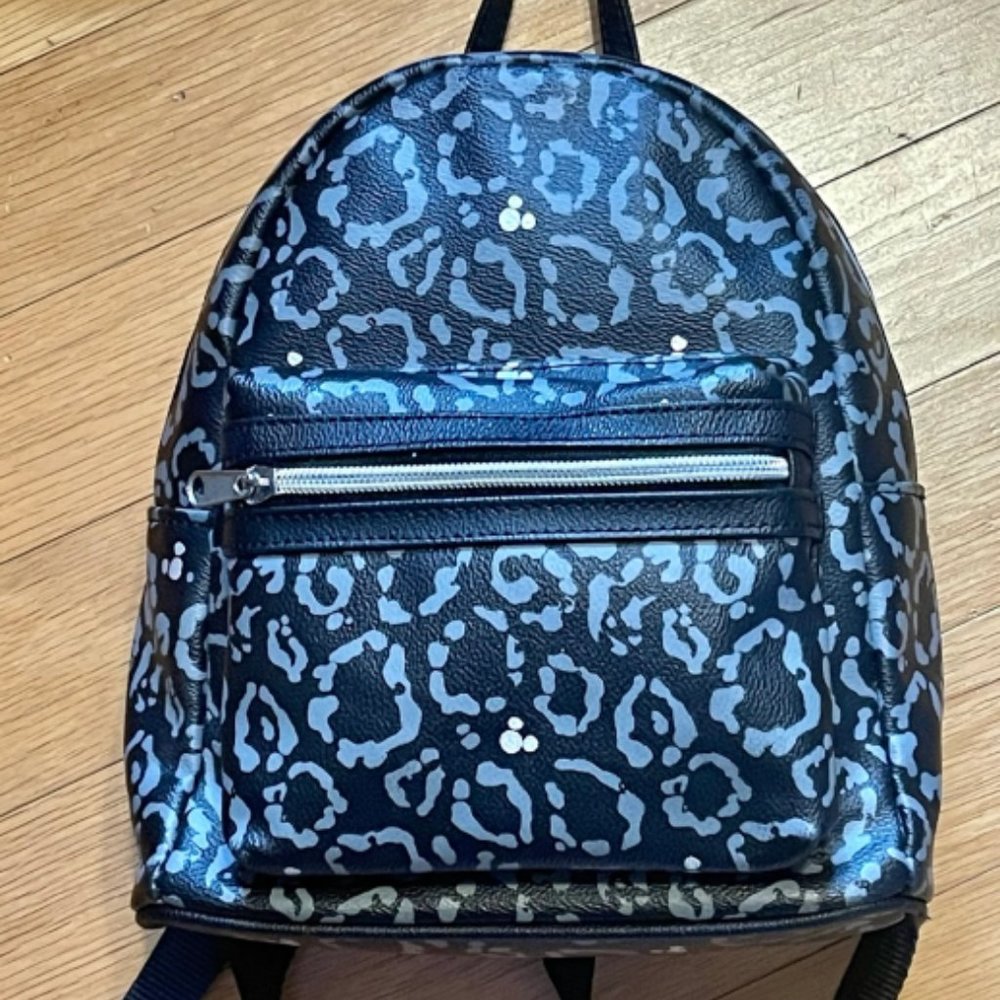 Disney Parks Authentic Original Leopard Animal Print Mini Backpack - RARE